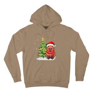 Capybara Christmas Funny Capybara Xmas Holiday Girl Hoodie