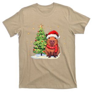 Capybara Christmas Funny Capybara Xmas Holiday Girl T-Shirt