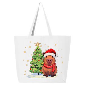 Capybara Christmas Funny Capybara Xmas Holiday Girl 25L Jumbo Tote