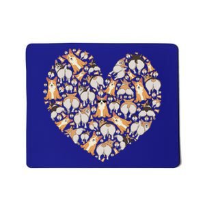 Cute Corgis Funny Dog Mom Corgi Lover Heart Valentines Day Cute Gift Mousepad