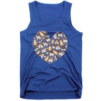 Cute Corgis Funny Dog Mom Corgi Lover Heart Valentines Day Cute Gift Tank Top