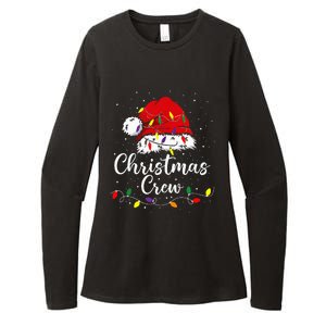 Christmas Crew Family Group Matching Christmas Pajama Party Womens CVC Long Sleeve Shirt