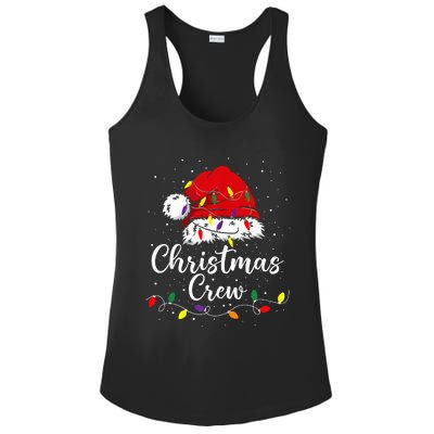 Christmas Crew Family Group Matching Christmas Pajama Party Ladies PosiCharge Competitor Racerback Tank