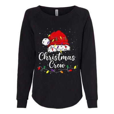 Christmas Crew Family Group Matching Christmas Pajama Party Womens California Wash Sweatshirt