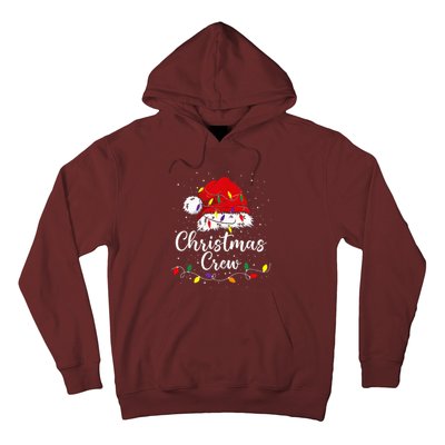 Christmas Crew Family Group Matching Christmas Pajama Party Hoodie