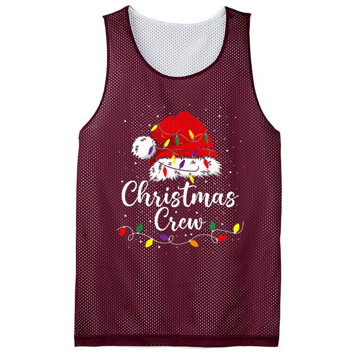 Christmas Crew Family Group Matching Christmas Pajama Party Mesh Reversible Basketball Jersey Tank