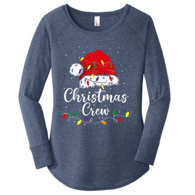 Christmas Crew Family Group Matching Christmas Pajama Party Women's Perfect Tri Tunic Long Sleeve Shirt