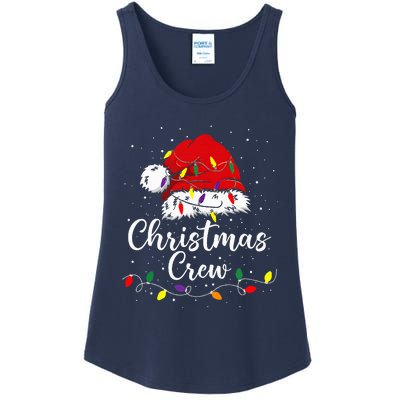 Christmas Crew Family Group Matching Christmas Pajama Party Ladies Essential Tank