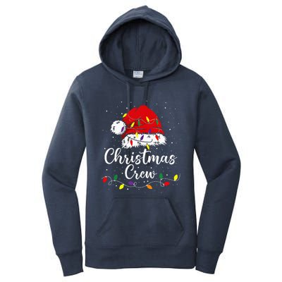 Christmas Crew Family Group Matching Christmas Pajama Party Women's Pullover Hoodie