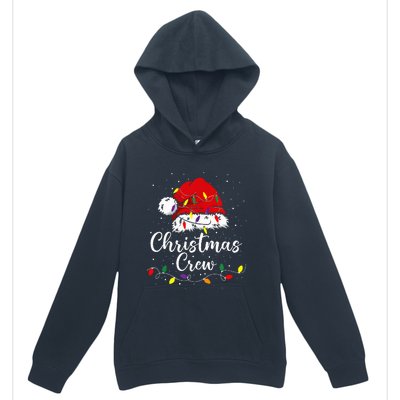 Christmas Crew Family Group Matching Christmas Pajama Party Urban Pullover Hoodie