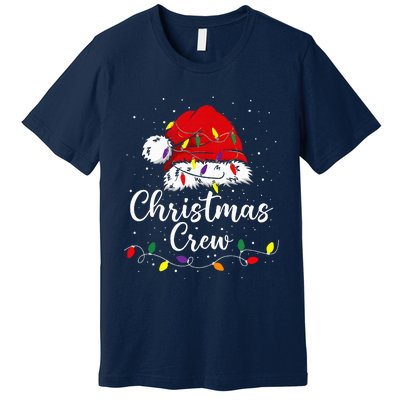 Christmas Crew Family Group Matching Christmas Pajama Party Premium T-Shirt