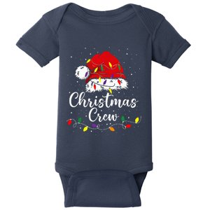 Christmas Crew Family Group Matching Christmas Pajama Party Baby Bodysuit