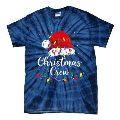 Christmas Crew Family Group Matching Christmas Pajama Party Tie-Dye T-Shirt