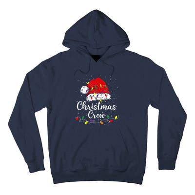 Christmas Crew Family Group Matching Christmas Pajama Party Tall Hoodie