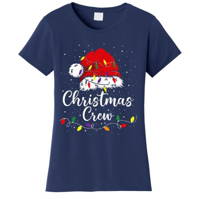 Christmas Crew Family Group Matching Christmas Pajama Party Women's T-Shirt