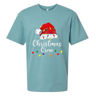 Christmas Crew Family Group Matching Christmas Pajama Party Sueded Cloud Jersey T-Shirt