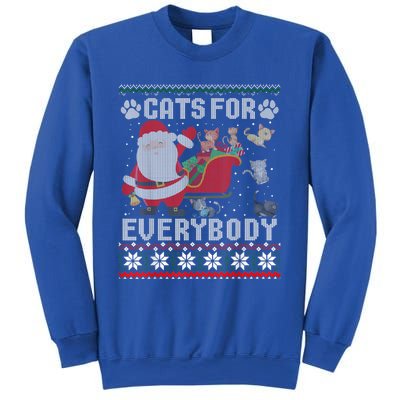 Christmas Cats For Everybody Ugly Funny Cute Great Gift Sweatshirt