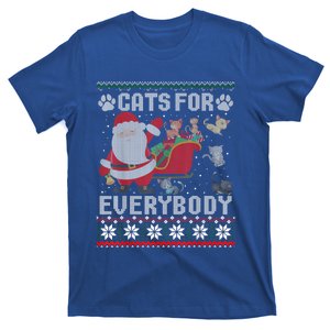 Christmas Cats For Everybody Ugly Funny Cute Great Gift T-Shirt