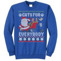 Christmas Cats For Everybody Ugly Funny Cute Great Gift Tall Sweatshirt