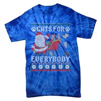 Christmas Cats For Everybody Ugly Funny Cute Great Gift Tie-Dye T-Shirt