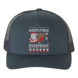 Christmas Cats For Everybody Ugly Funny Cute Great Gift Yupoong Adult 5-Panel Trucker Hat