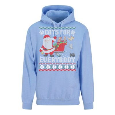 Christmas Cats For Everybody Ugly Funny Cute Great Gift Unisex Surf Hoodie