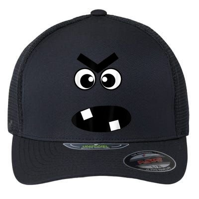 Creepy Carrots Face Halloween Costume Flexfit Unipanel Trucker Cap