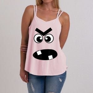 Creepy Carrots Face Halloween Costume Women's Strappy Tank