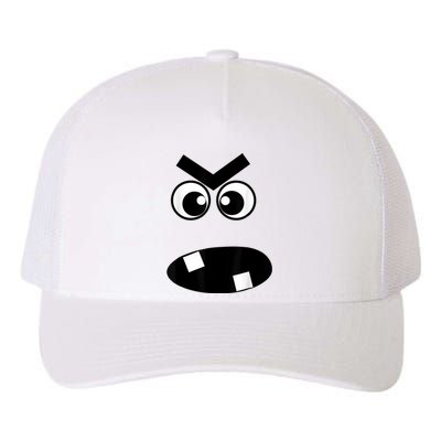 Creepy Carrots Face Halloween Costume Yupoong Adult 5-Panel Trucker Hat