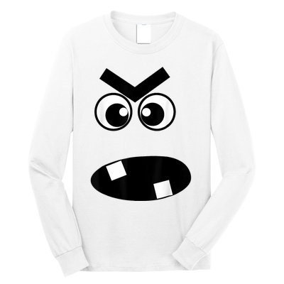 Creepy Carrots Face Halloween Costume Long Sleeve Shirt