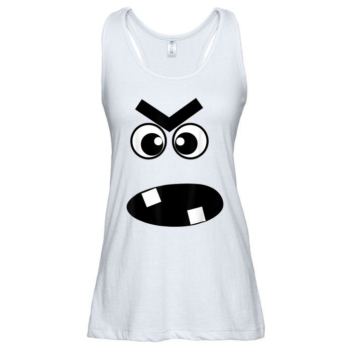 Creepy Carrots Face Halloween Costume Ladies Essential Flowy Tank