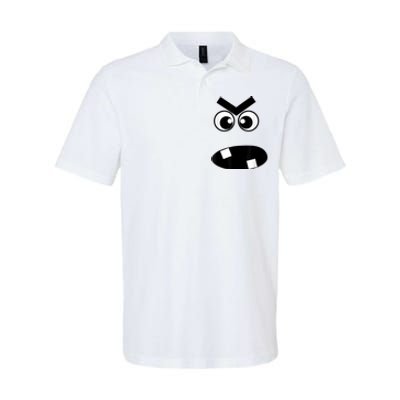 Creepy Carrots Face Halloween Costume Softstyle Adult Sport Polo