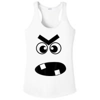 Creepy Carrots Face Halloween Costume Ladies PosiCharge Competitor Racerback Tank