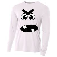 Creepy Carrots Face Halloween Costume Cooling Performance Long Sleeve Crew