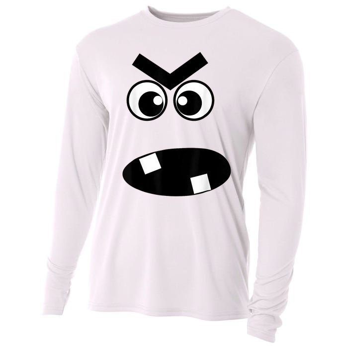 Creepy Carrots Face Halloween Costume Cooling Performance Long Sleeve Crew