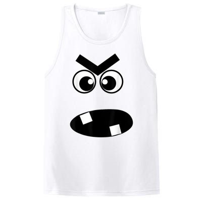 Creepy Carrots Face Halloween Costume PosiCharge Competitor Tank