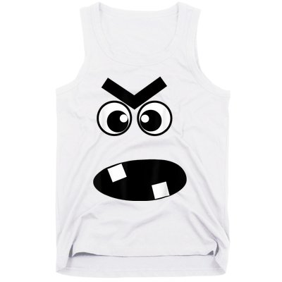 Creepy Carrots Face Halloween Costume Tank Top