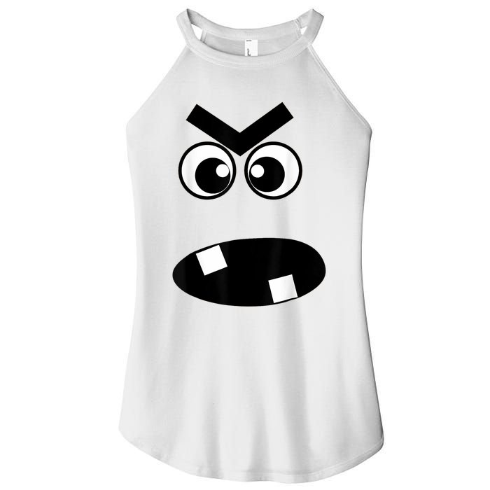 Creepy Carrots Face Halloween Costume Women's Perfect Tri Rocker Tank