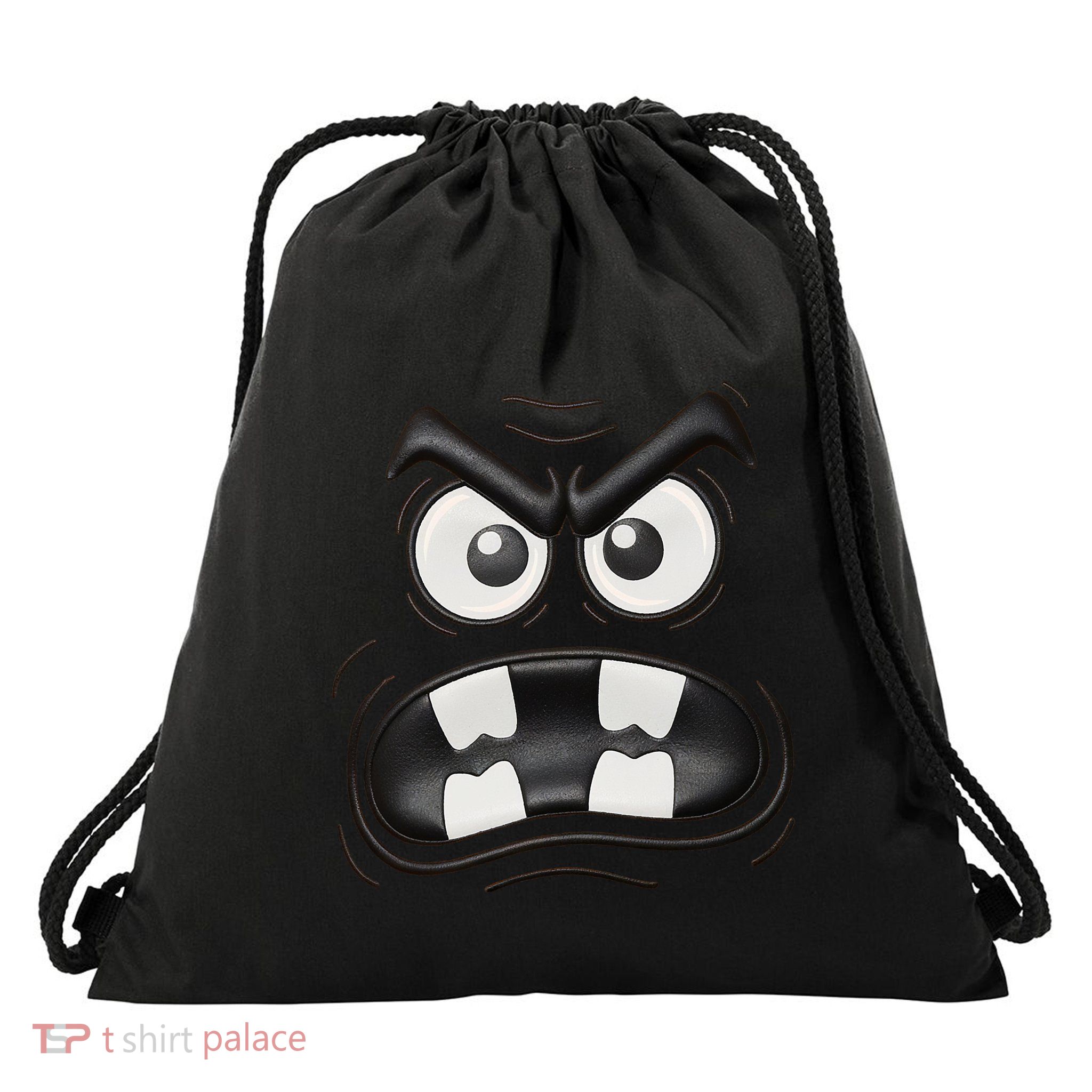 Creepy Carrots Face Halloween Funny Costume Drawstring Bag