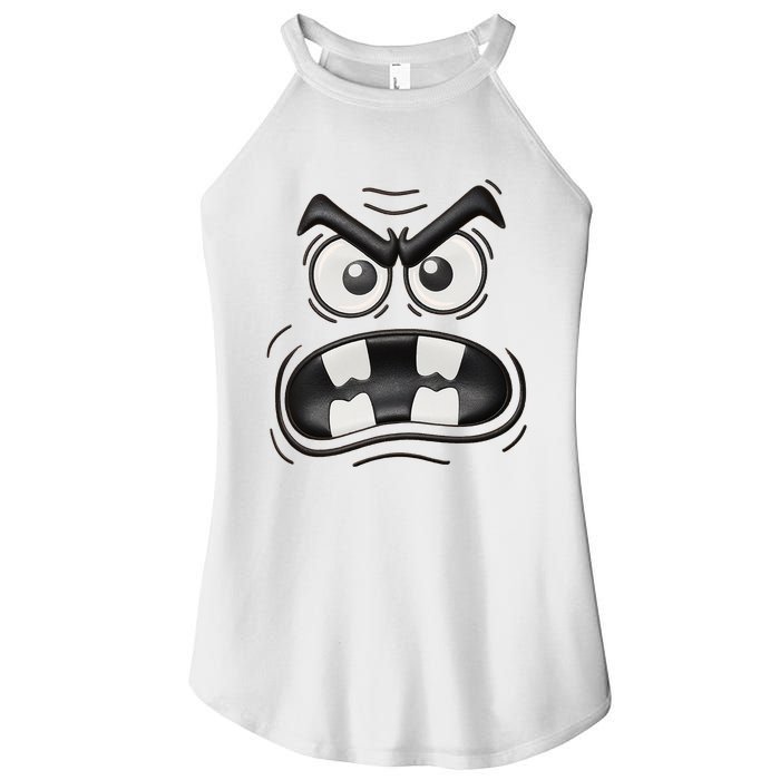 Creepy Carrots Face Halloween Funny Costume Women's Perfect Tri Rocker Tank