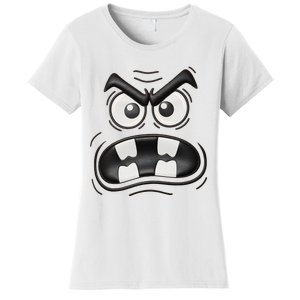 Creepy Carrots Face Halloween Funny Costume Women's T-Shirt