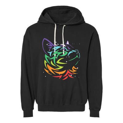 Cat colors for cat lovers Cat Garment-Dyed Fleece Hoodie