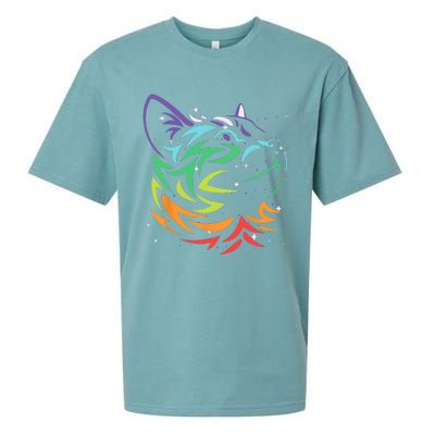 Cat colors for cat lovers Cat Sueded Cloud Jersey T-Shirt