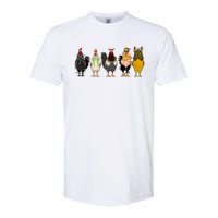 Christmas Chicken Farm Animal Funny Holiday Season Softstyle CVC T-Shirt