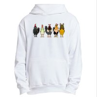 Christmas Chicken Farm Animal Funny Holiday Season Urban Pullover Hoodie