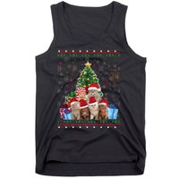 Cat Christmas Funny Ugly Merry Gift Tank Top