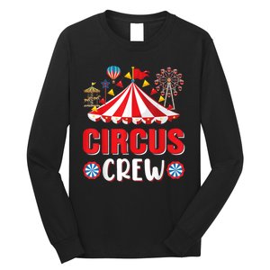 Circus Crew Funny Circus Staff Gift Costume Circus Theme Party Long Sleeve Shirt