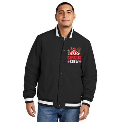 Circus Crew Funny Circus Staff Gift Costume Circus Theme Party Insulated Varsity Jacket