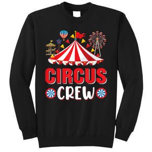 Circus Crew Funny Circus Staff Gift Costume Circus Theme Party Tall Sweatshirt