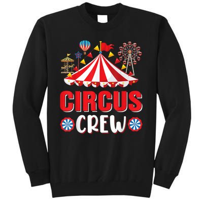 Circus Crew Funny Circus Staff Gift Costume Circus Theme Party Tall Sweatshirt